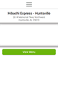 Mobile Screenshot of hibachiexpresshuntsville.com